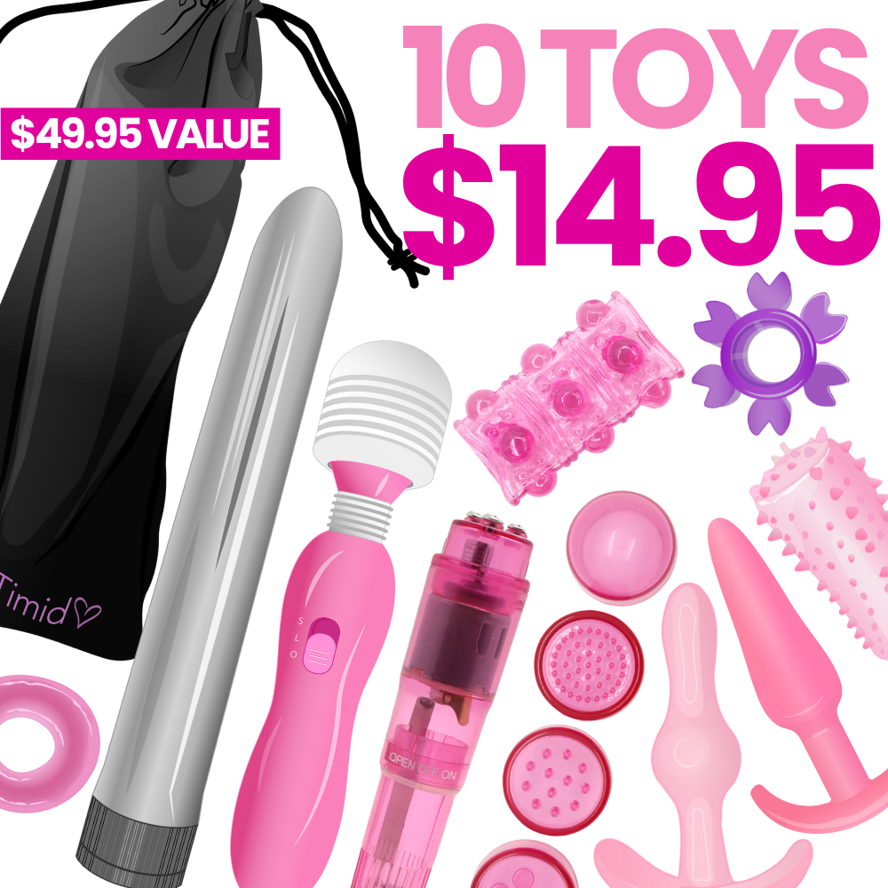 Special DEAL: 10 Sex Toys! (Yes, 10!) – TooTimid.com