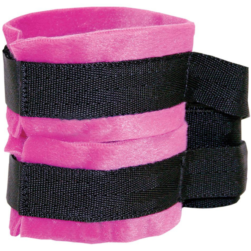 Shop Sportsheets Sex and Mischief Kinky Pink Cuffs – TooTimid.com