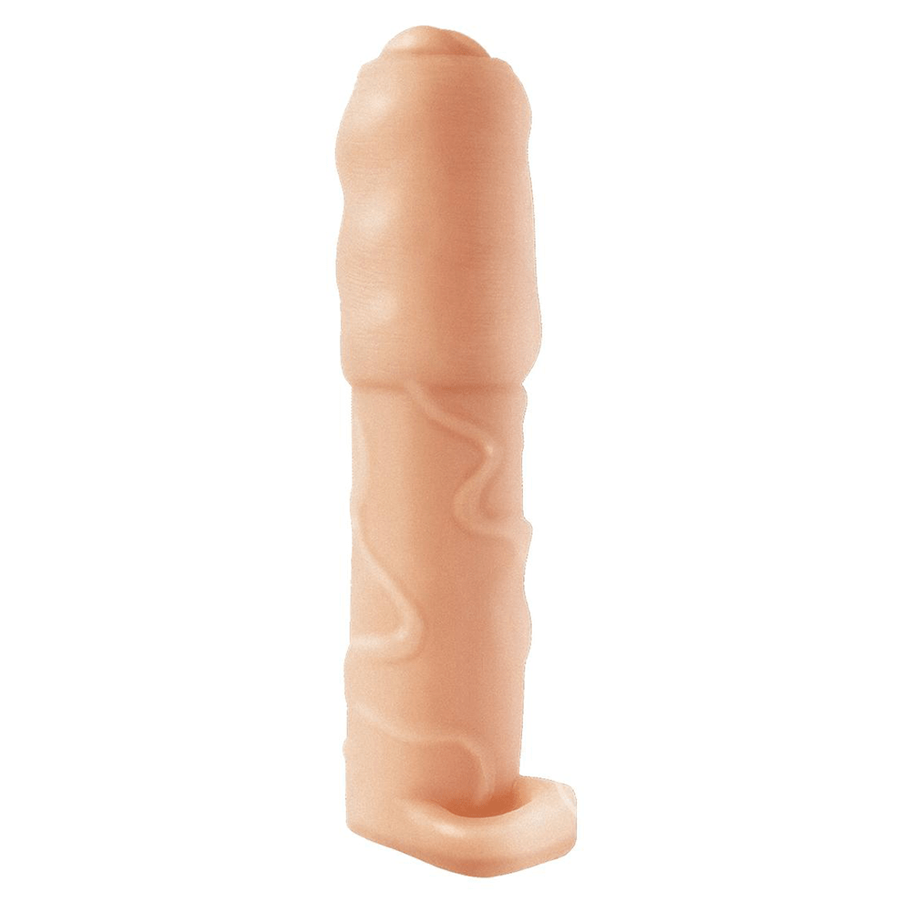 Vibrating Uncircumcised Penis Extender With Scrotum Ring