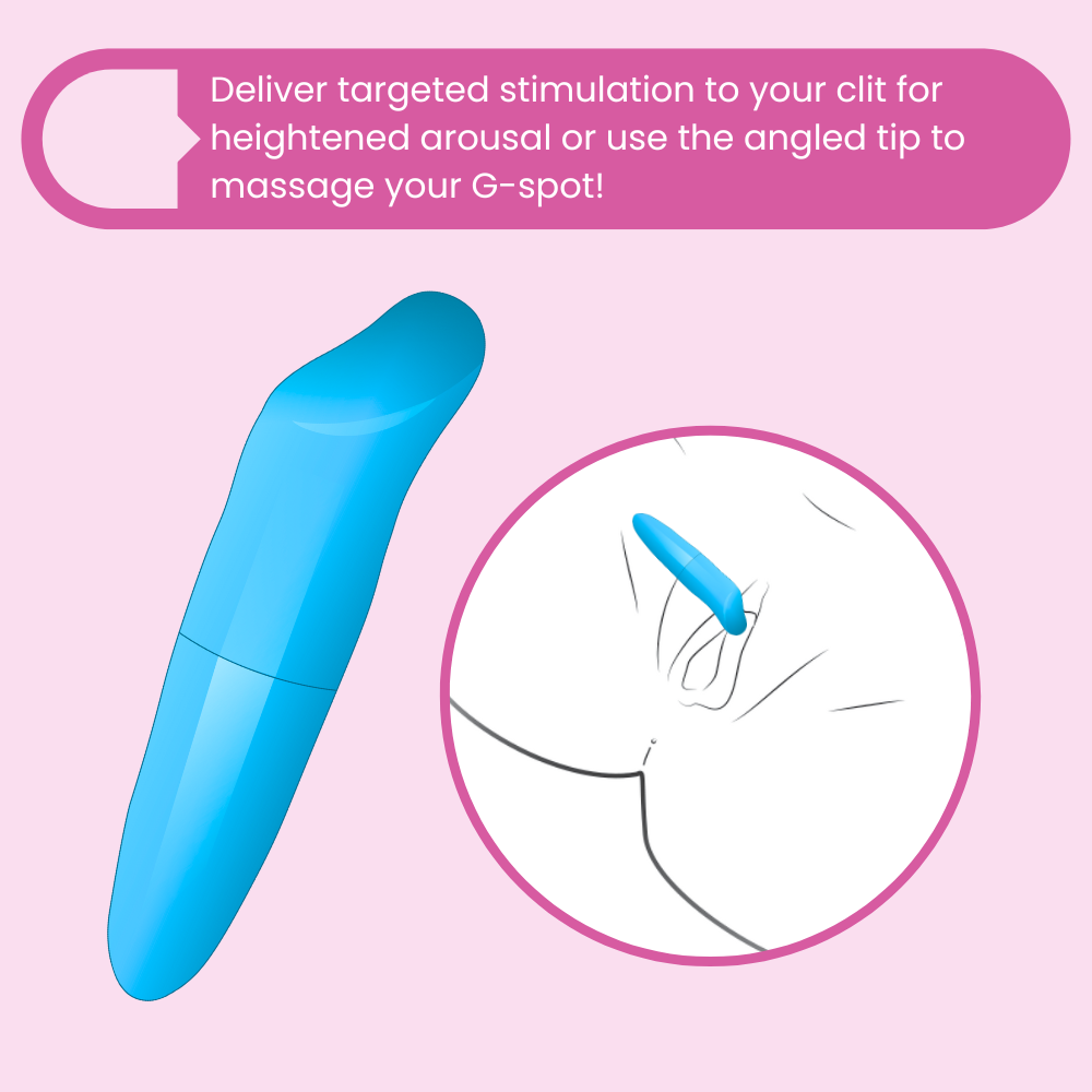 Deliver targeted stimulation to your clit for heightened arousal or use the angled tip to massage your G-spot!