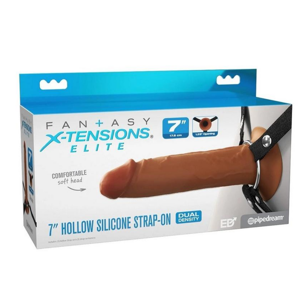 Fantasy X-Tensions Elite Dual Density Hollow Strap-on