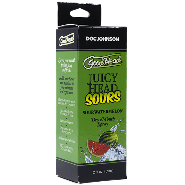 Doc Johnson Juicy Head Sours -  sour watermelon box