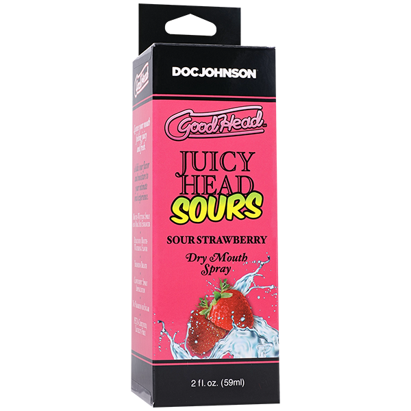 Doc Johnson Juicy Head Sours - sour strawberry box