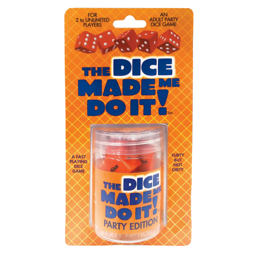 The Dice Made Me Do It Party Edition
as seen in packaging