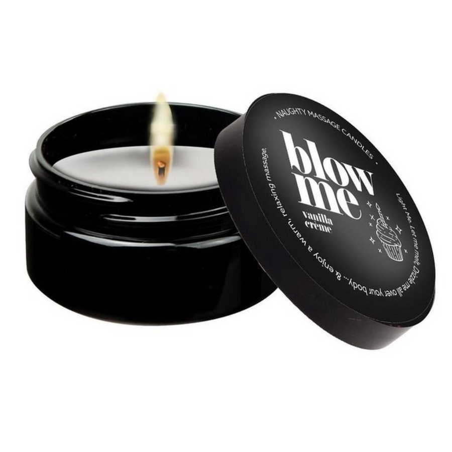 Blow Me Vanilla Cream Massage Candle