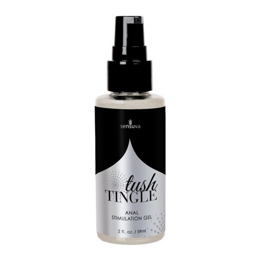 frontside of Tush Tingle Anal Tingling Gel 2oz
