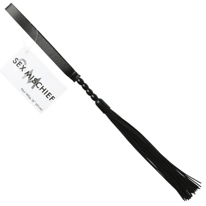 Beaded Flogger Noir Whip - Bondage