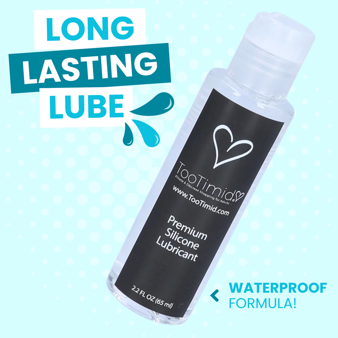 Long lasting silicone lube - waterproof formula!