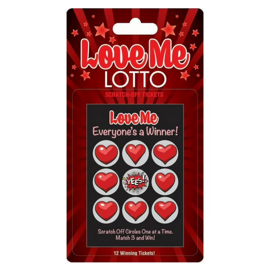 frontside of Love Me Lotto – Scratch Ticket Lotto Game for Lovers
