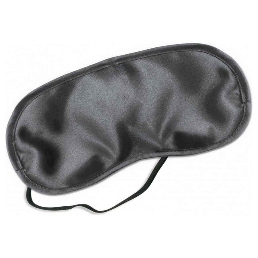 Black silk blindfold mask