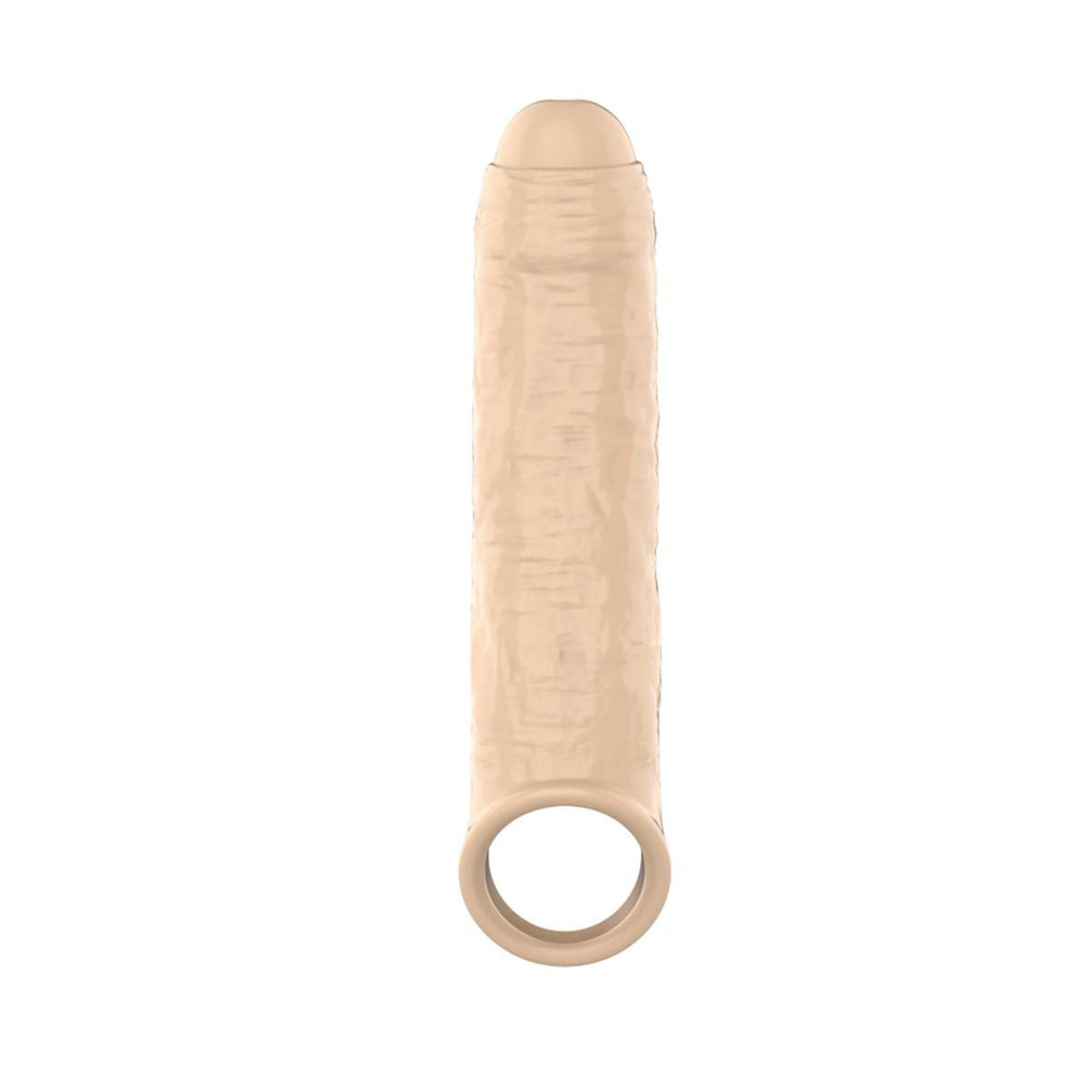 Front view beige uncut 1.5 Inch Penis Extender