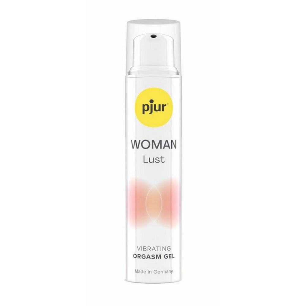 Pjur Woman Lust Vibrating Orgasm Water Based Gel 15ml outside of packaging
