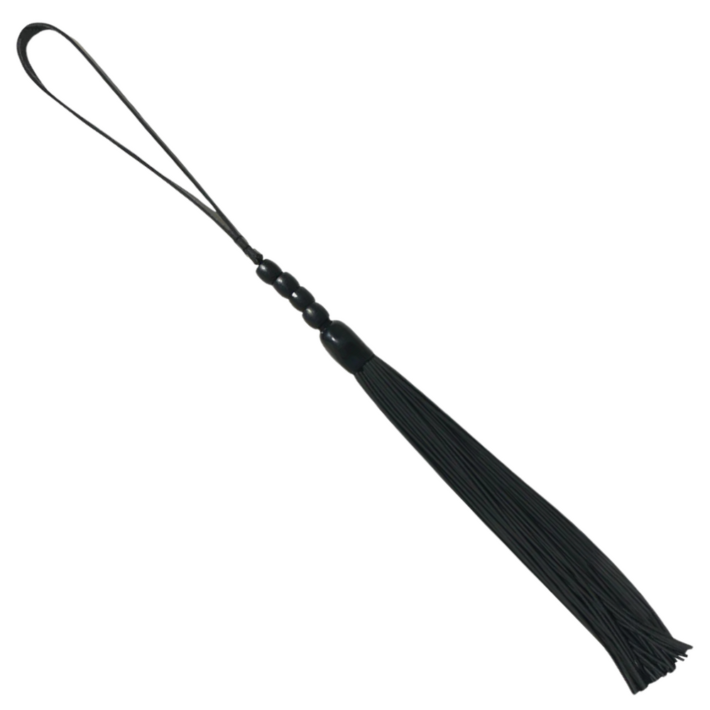 Beaded Flogger Noir Whip - Bondage