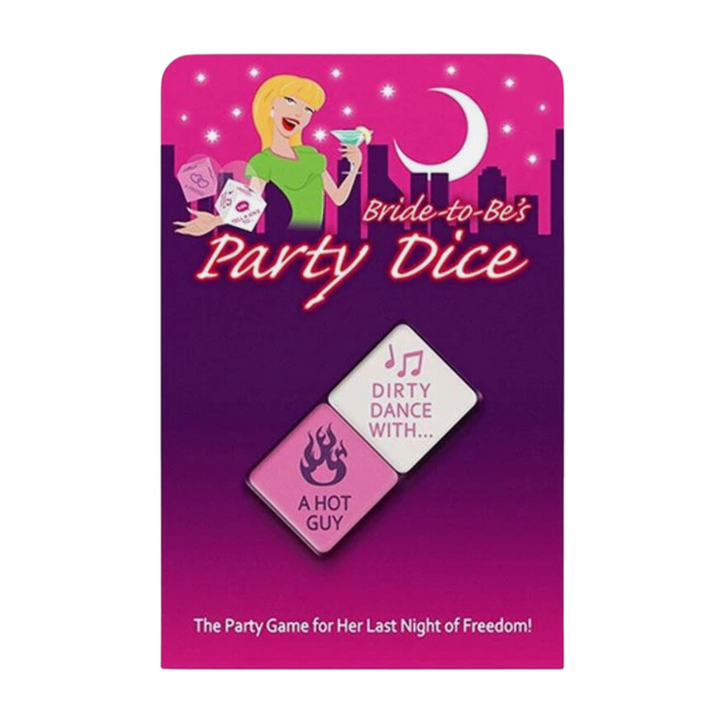 Bride to be party dice set