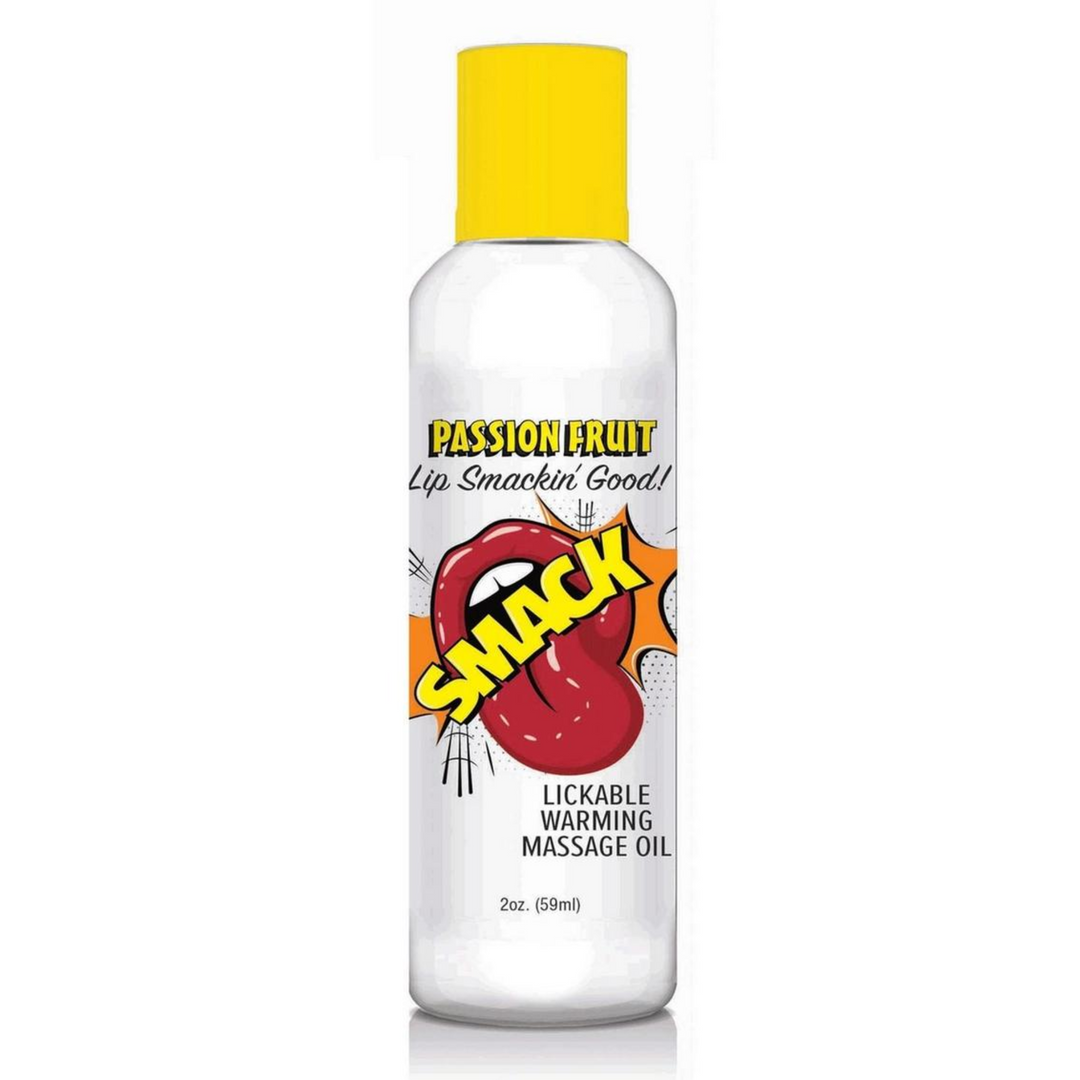 Smack Lickable Massage Oil 2oz - Passion Fruit
