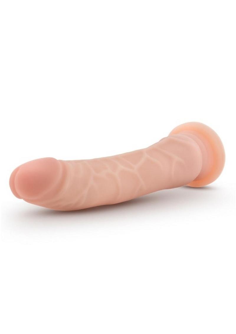 View of pink tip from Dr.Skin 8.5" dildo 