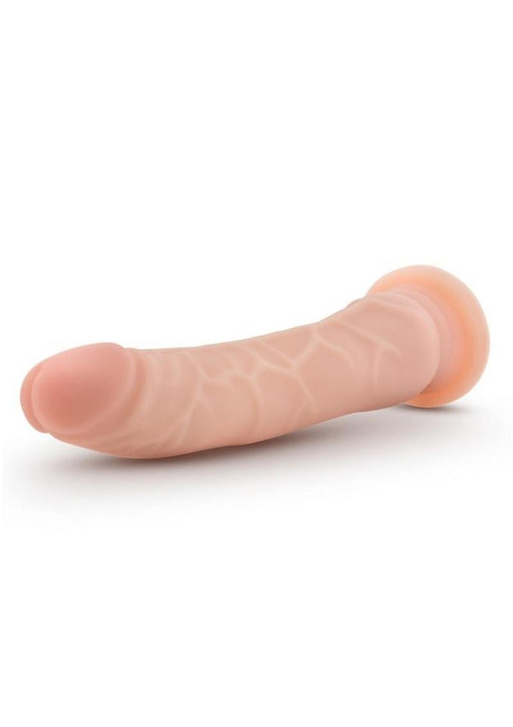 View of pink tip from Dr.Skin 8.5" dildo 