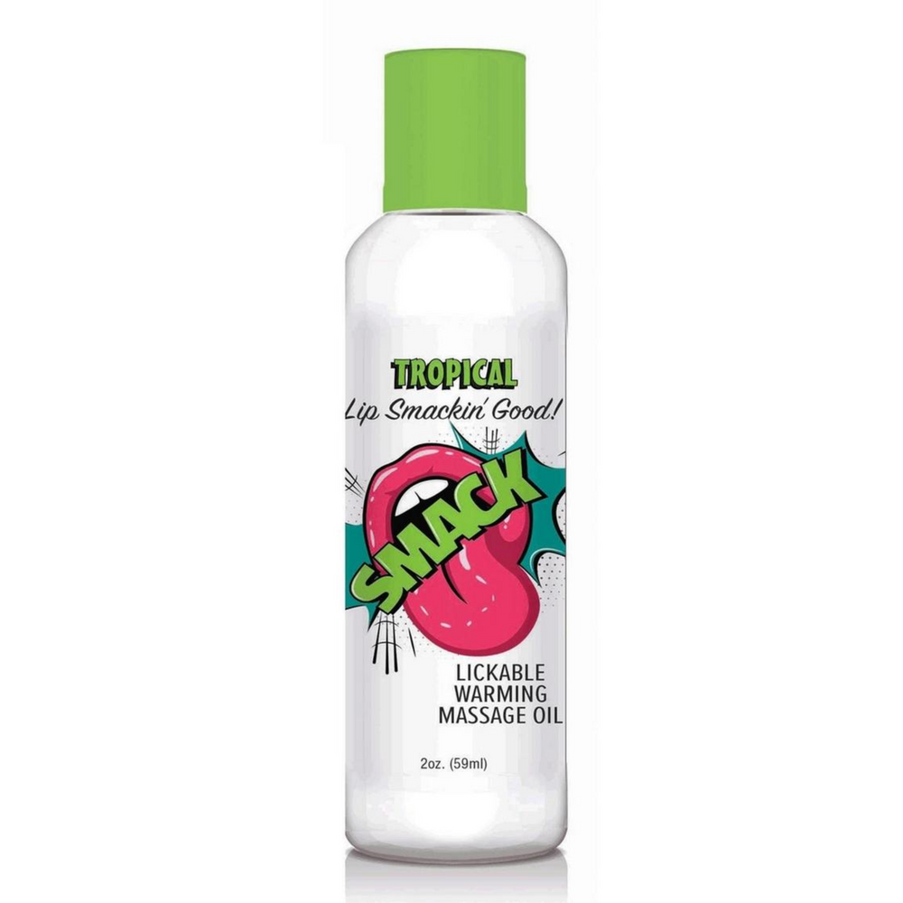 Smack Lickable Massage Oil 2oz - Tropical
