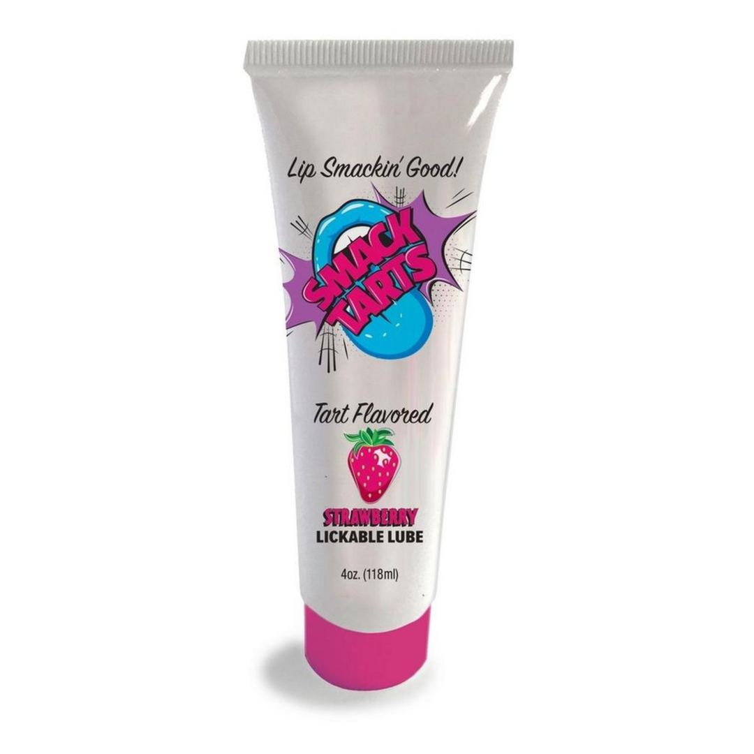 Smack Tarts Lickable Oral Gel Lubricant 4oz - Sour Strawberry
