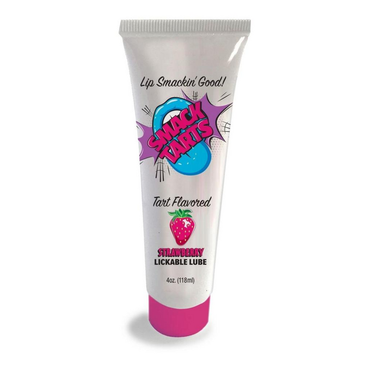 Smack Tarts Lickable Oral Gel Lubricant 4oz - Sour Strawberry
