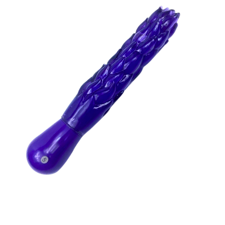 Purple 9 inch flame vibrator