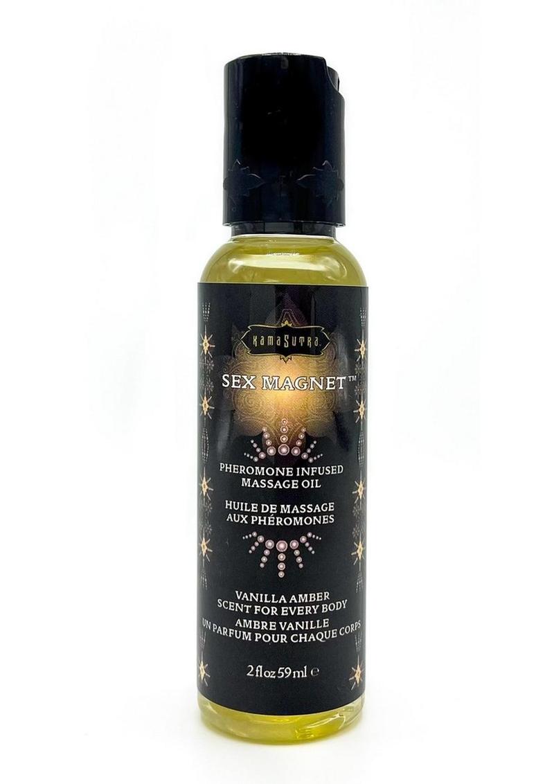 Kama Sutra Sex Magnet Pheromone Massage Oil - Vanilla Amber in a bottle 