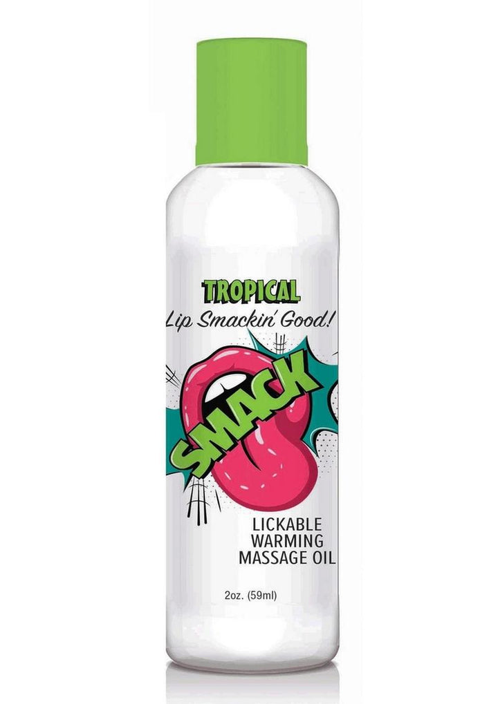 Smack Lickable Massage Oil 2oz - Tropical
