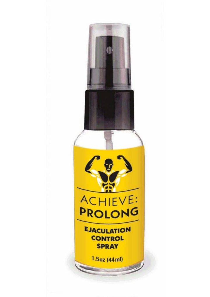 Achieve Prolong Ejaculation Control Spray as seen outside of packaging - frontside 