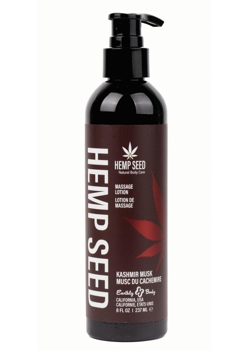 frontside Hemp Seed Massage Lotion Kashmir Musk 8oz bottle 