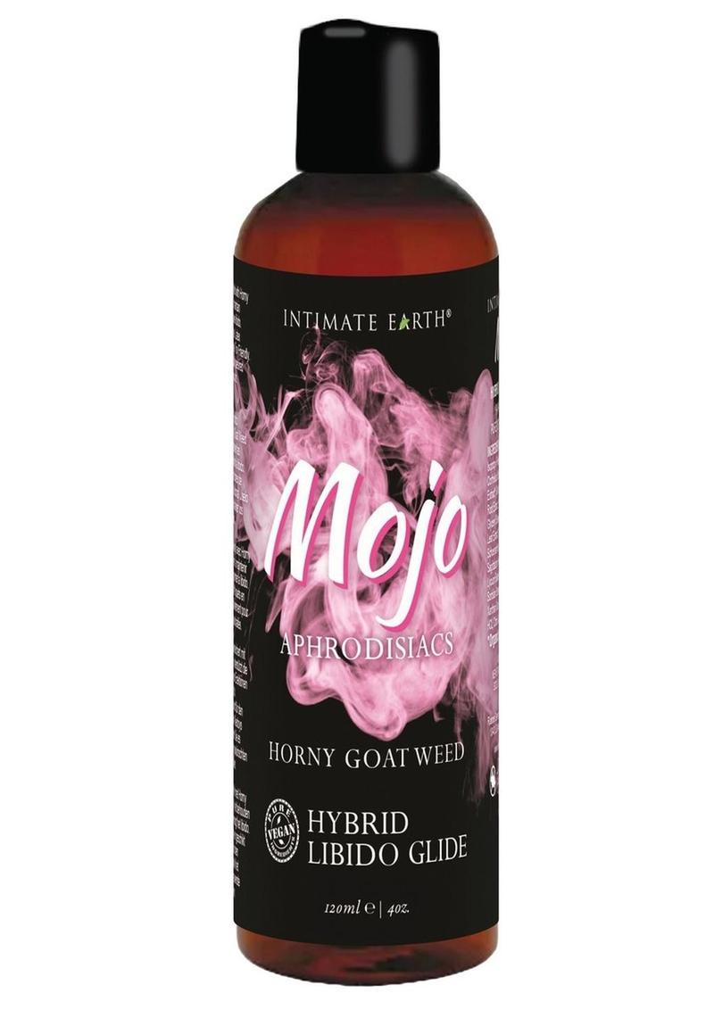 bottle of Mojo Aphrodisiacs Horny Goat Weed Hybrid Libido Glide