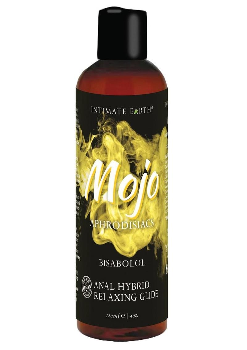 frontside of MOJO Anal Thick Relaxing Hybrid Lubricant 4oz bottle