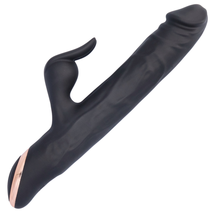 black Bato Plus adult toy laying on side 