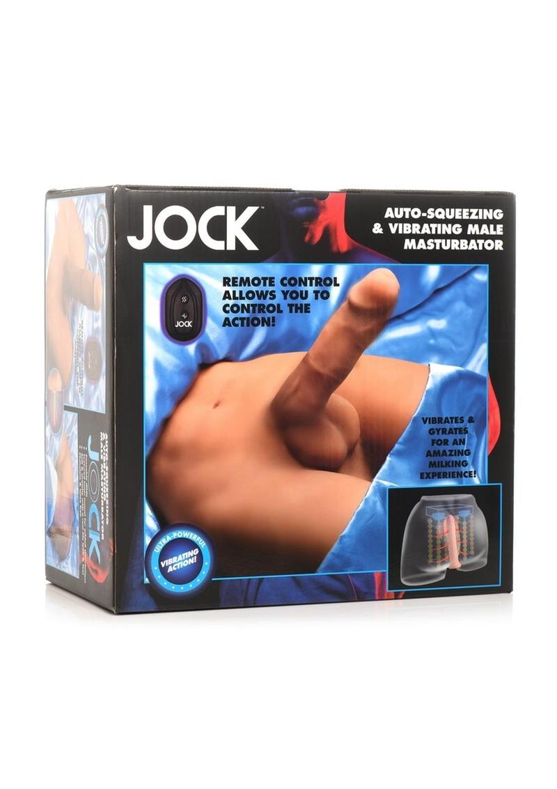 JOCK Vibrating & Squeezing Male Masturbator in box 