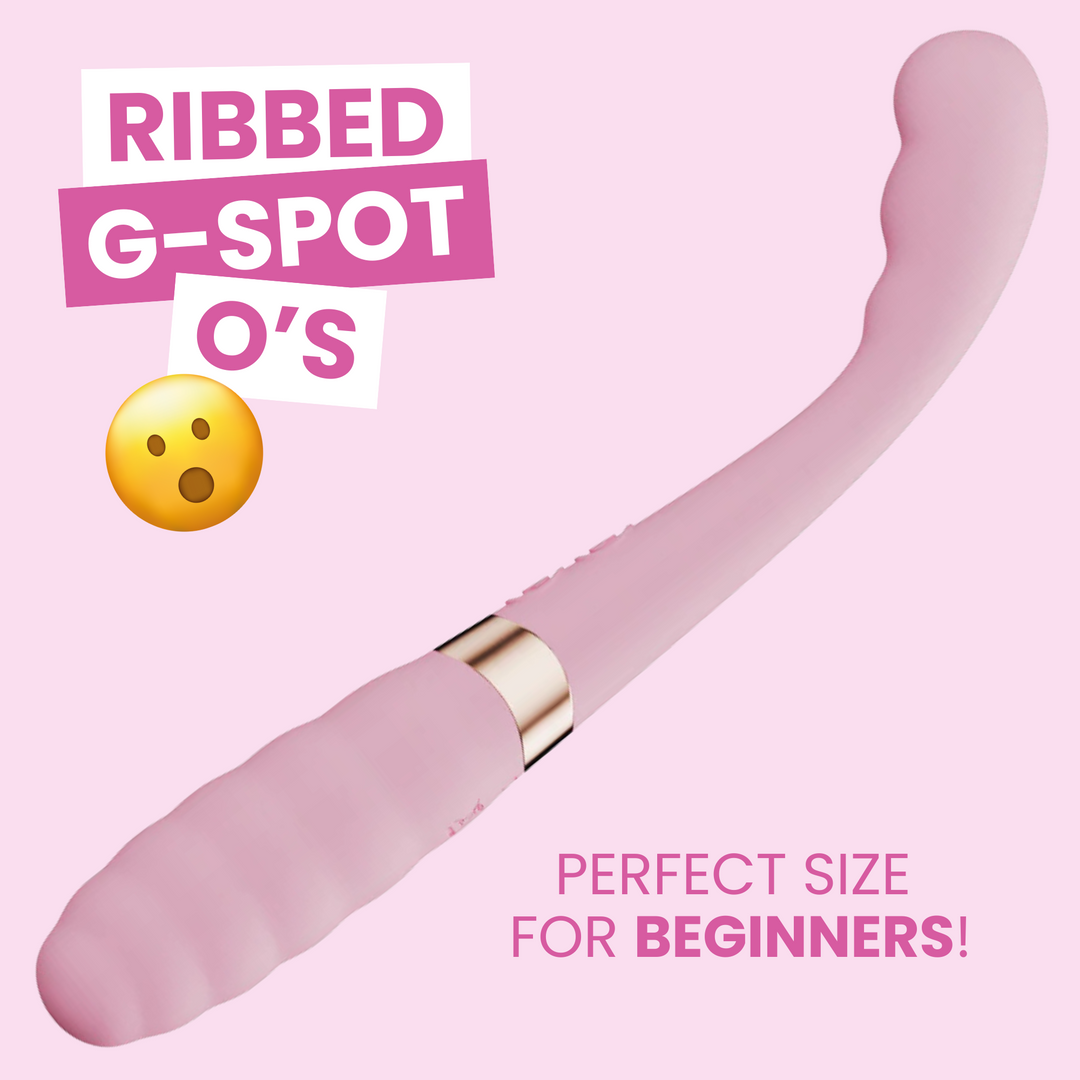 Ribbed g-spot o's, perfect size for beginners 