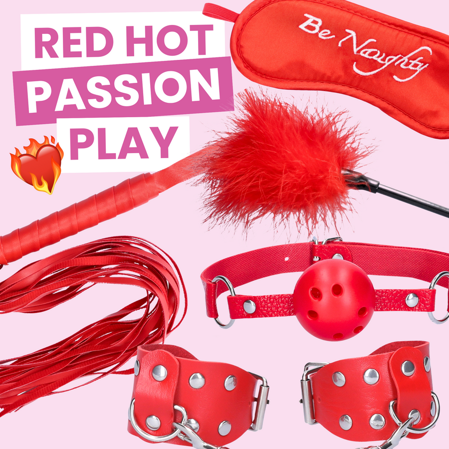 RED HOT PASSION PLAY. FLAMING HEART EMOJI