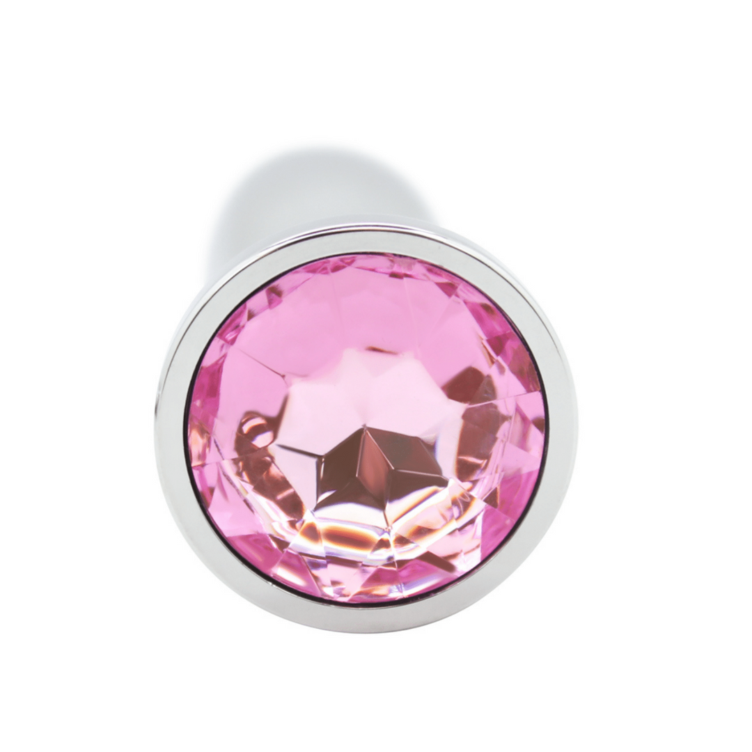 bright pink decorative butt plug jewel