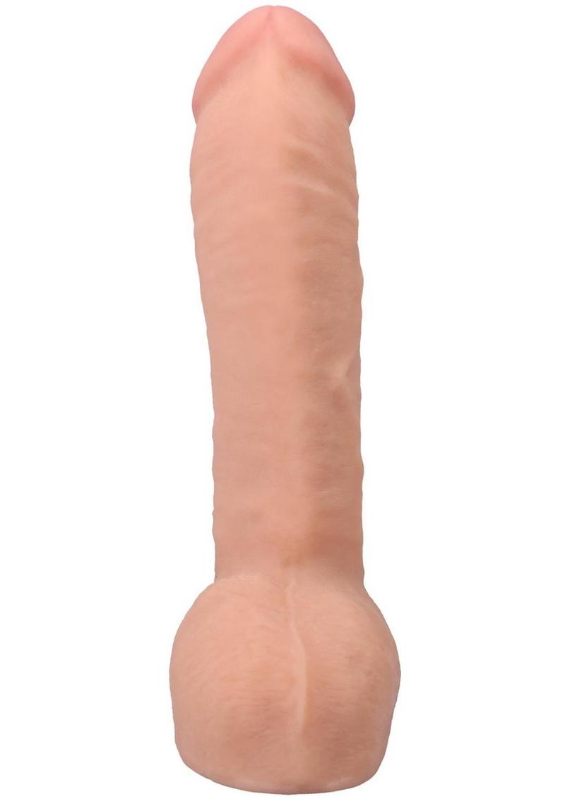 bottom view of 12 inch realistic dildo 