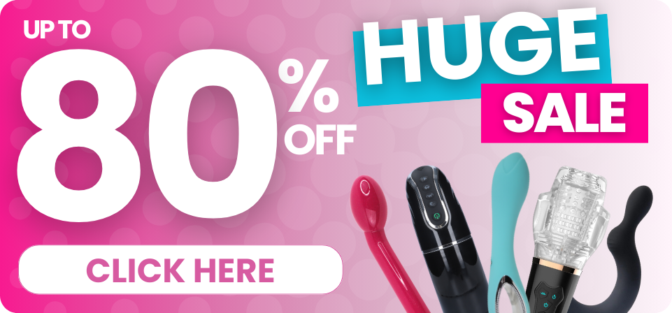 Huge 80% off sale on adult toys, vibrators & dildos - Online Website