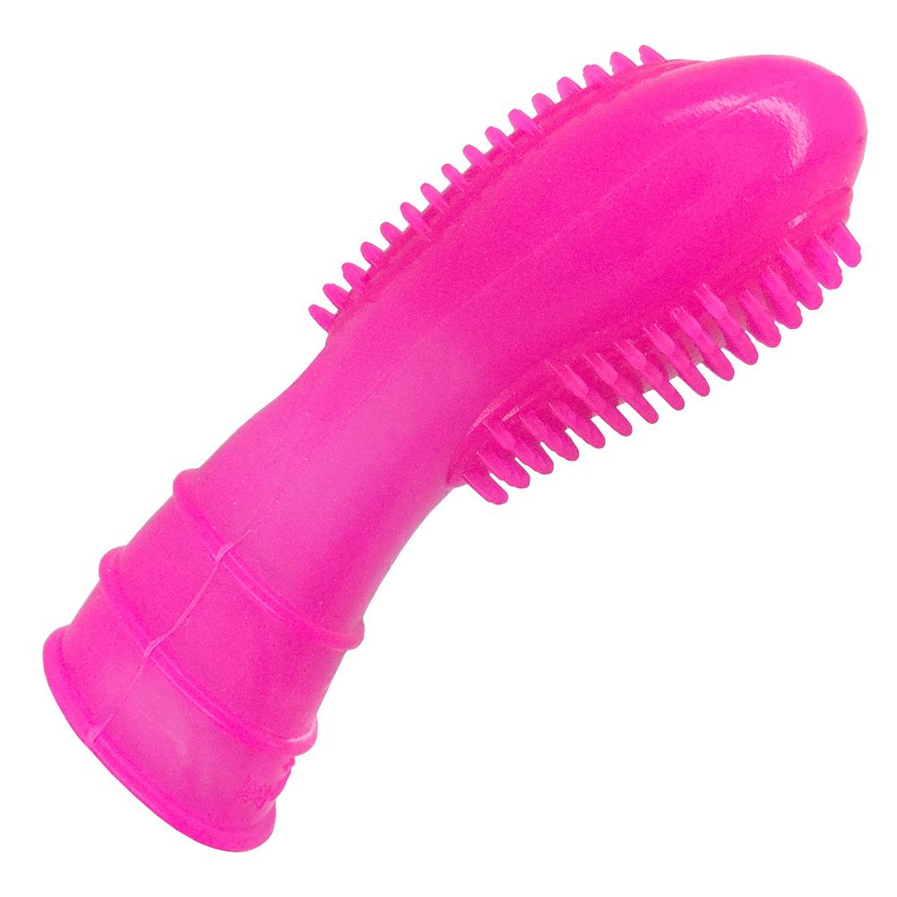 pink toothbrush fingering sleeve