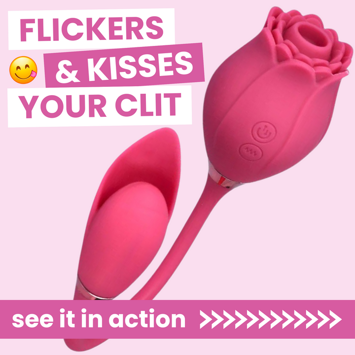 Flickers and kisses your clit. See it in action