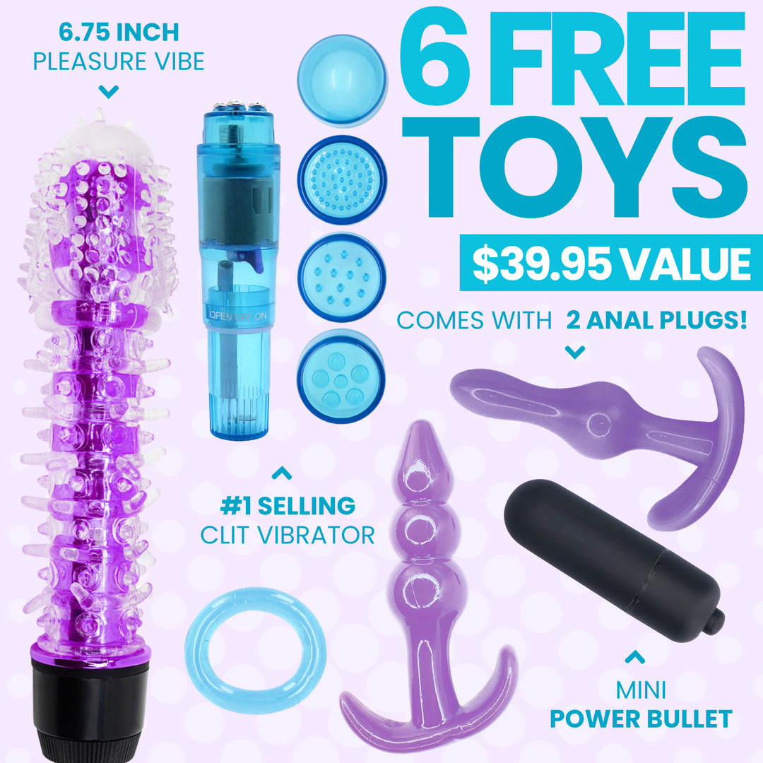 Purple Passion 6 Sex Toy Kit | Pleasure Bundle – TooTimid.com