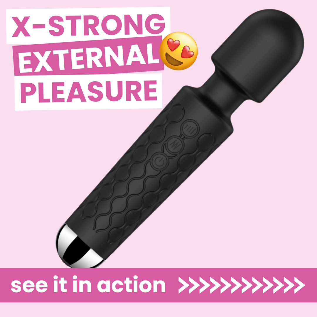 extra strong external pleasure black wand