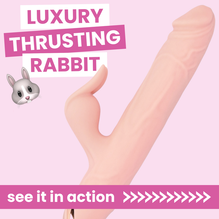 Bato Plus Veined Thrusting & Vibrating Rabbit Machine