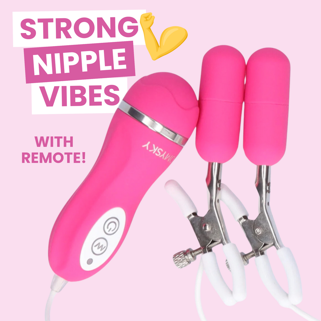 STRONG NIPPLE VIBES. WITH REMOTE!