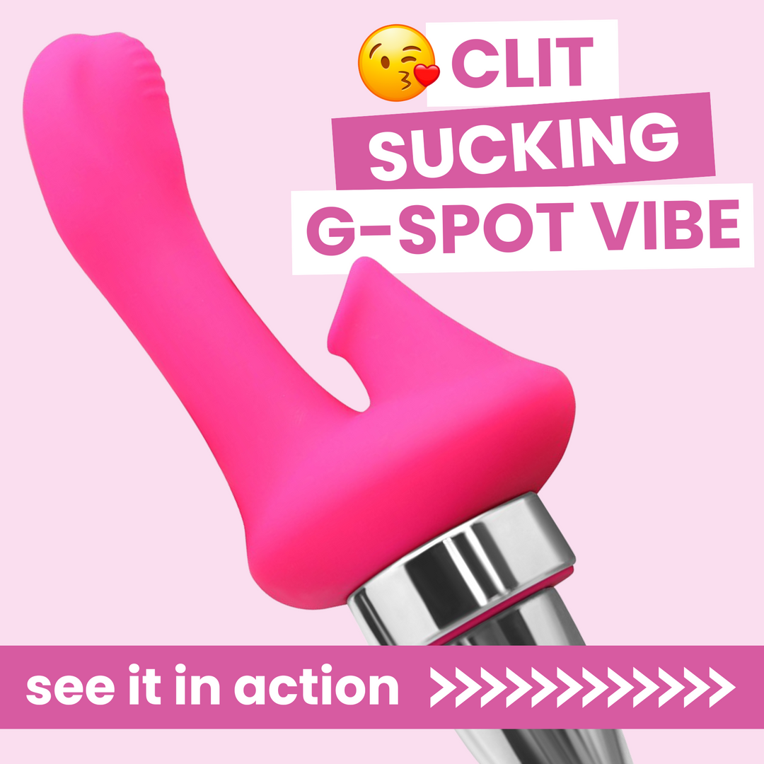 Extra Strong Clit Sucking G-Spot Vibrator For Intense Toe Curling Orgasms!