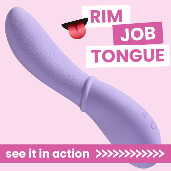 Rim job tongue - see it in action