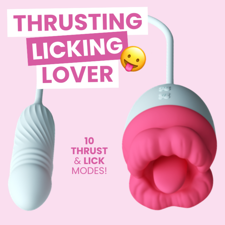 THRUSTING LICKING LOVER. 10 THURST & LiCK MODES!