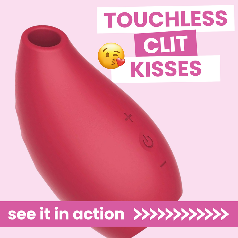 Touchless clit kisses. See it in action