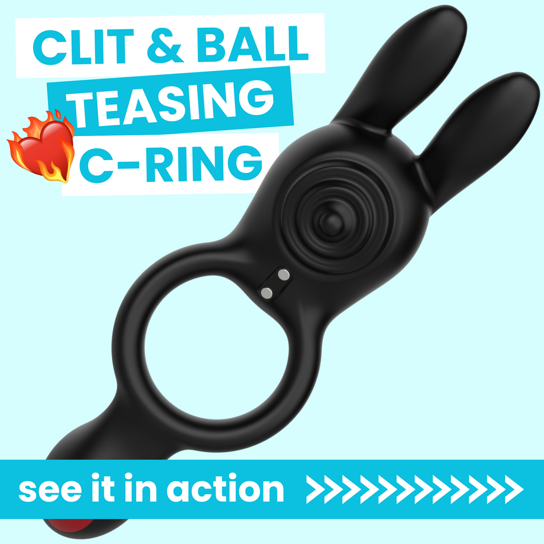 Clit teasing cock ring. See it in action