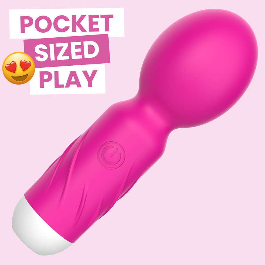 Pocket-sized play - pink mini wand